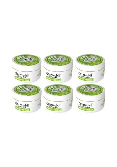 Dermokil Natural Aloe Vera El ve Yüz Bakım Kremi 6 x 300 ML