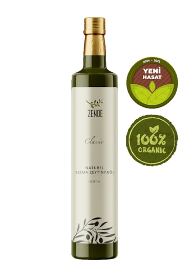 Zende Classic Natürel Sızma Yemeklik Zeytinyağı 500 ML