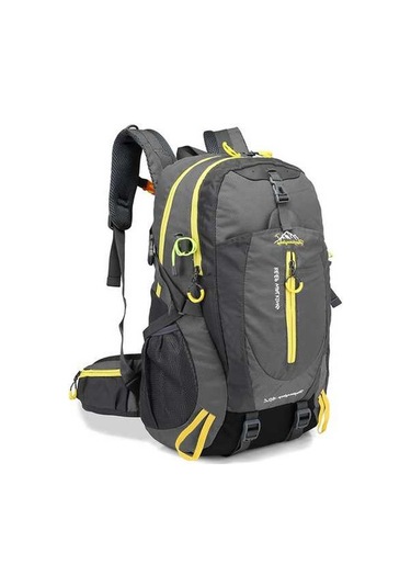 Pazly 40l Dayanıklı Seyahat Sırt Çantası Kamp Yürüyüş Dizüstü Bilgisayar Günlük Sırt Çantası Trekking Tırmanma Sırt Çantaları Erkekler Kadınlar İçin Altın