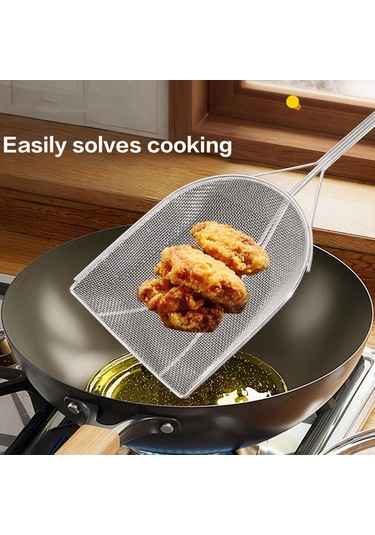 Homyl Paslanmaz Çelik İnce Gözlü Süzgeç Erişte Suyu İçin Gösterildiği Gibi