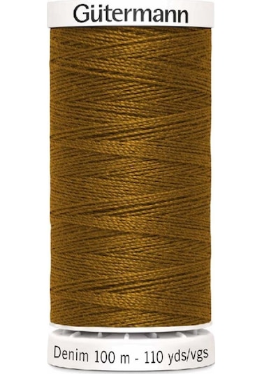 Gütermann Denim 100 Kot İpi - Tek Ebat / Koyu Altın