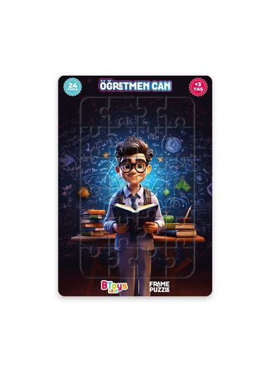 5 Adet Lisanslı 24 Parça Btoys Can Frame Puzzle 5 Adet Puzzle