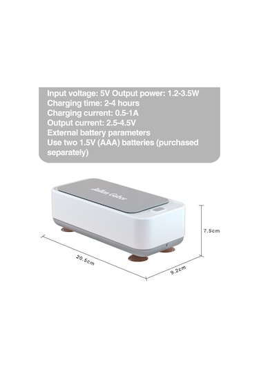 Youmex "taşınabilir Ultrasonik Temizleyici - Gözlük, Takı, Diş Protezi Ve Daha Fazlası İçin Pratik Çözüm"