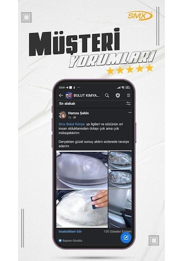 Buharlı Araba Far Temizleme Sıvısı 2 Litre