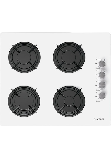 Alveus GLS 640 Ankastre Ocak Beyaz