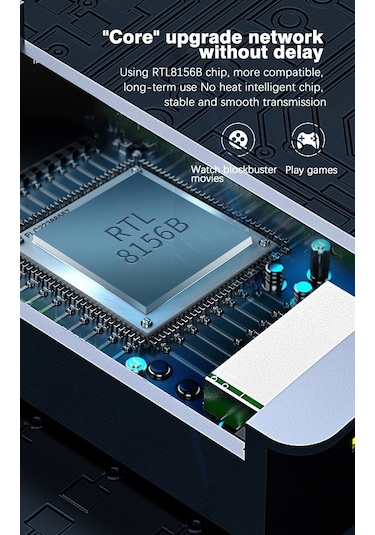 4743 Usb To Ethernet 2500mbps 2.5g Lan İnternet Çevirici Adaptör