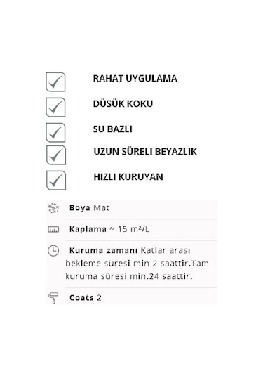 Marshall Tavan Boyası 6Lt=10KG-Mükemmel Beyazlık-Ekstra Örtücülük N11.151