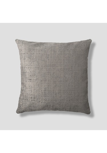 Sezyon Liza Desenli 50 50 Bej Gri Kırlent Kılfı Bej Gri