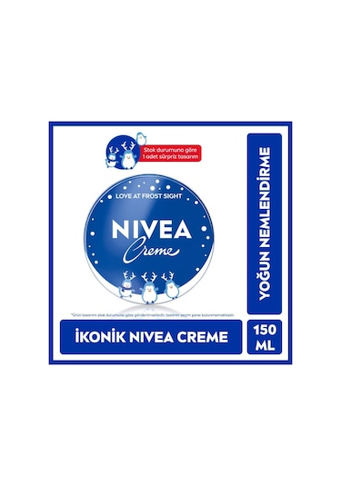 Nivea Creme El Yüz Ve Vücut İçin Yoğun Nemlendirici Bakım Kremi 150 ML