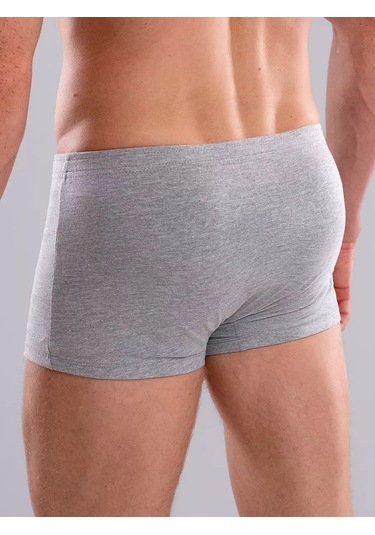 Clever Wear Pamuklu Boksaş 26236374 Açık Gri Melanj