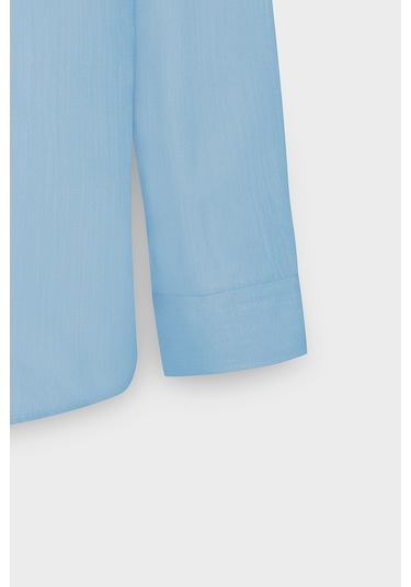 AC&Co / Altınyıldız Classics Tailored Slim Fit Dar Kesim Düğmeli Yaka %100 Pamuk Erkek Gömlek Mavi AC&Co / Altınyıldız Classics Tailored Slim Fit Dar Kesim Düğmeli Yaka %100 Pamuk Erkek Gömlek Mavi