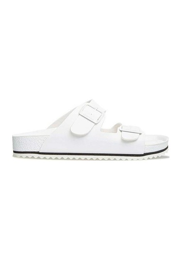 United Colors Of Benetton Erkek Terlik Beyaz Beyaz