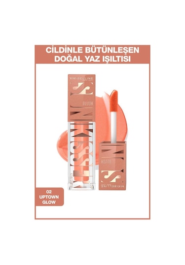 Maybelline New York Sunkisser Likit Allık 02 Uptown Glow