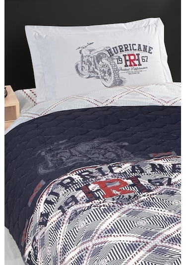 Kapitoneli Ranforce Genç Nevresim Takımı Hurrıc Gri