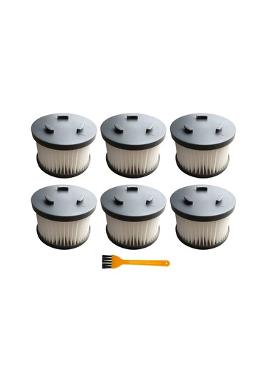 Leasetake Jimmy H8, H8 Pro, H8 Flex, H8 Plus Elektrikli Süpürge Yedek Parçaları Aksesuarları Hepa Filtresi İçin 6 Adet