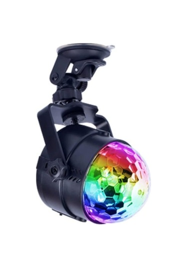 Sese Duyarlı Ledli Disko Topu Parti Küre Top Pilli