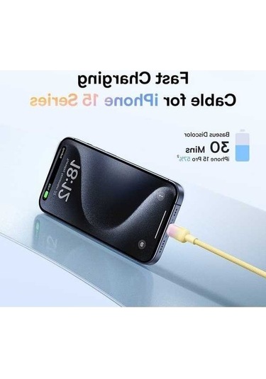 Zyzqstore 2m Usb-c Şarj Kablosu, 100w Hızlı Şarj, Seri Tip-c Kablo, Baseus, Siyah