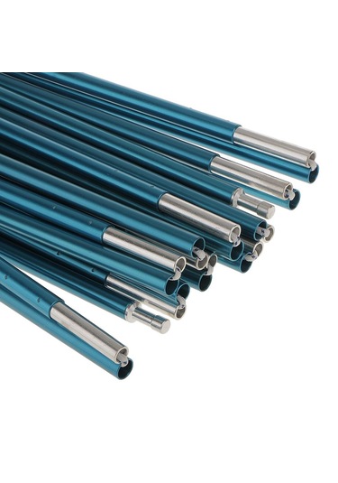 Suntek Açık Sırt Çantasıyla Alüminyum Alaşım Tente Mavi, Φ9,5 Mm, 408 Cm