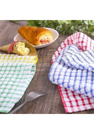 Prestigegoods 10 Adet Mutfak Bulaşık Bez Seti - Çevre Dostu Bulaşık Havlusu, Emici, Kolay Bakım, 30x30cm