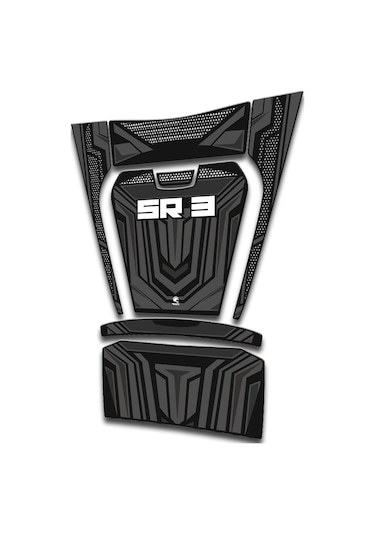 Voge Sr3 Tank Pad Seti Karbon Gri