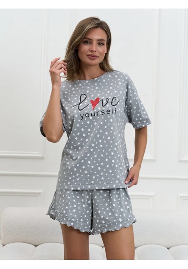 Redautumn Şortlu Pijama 443513396 Beyaz
