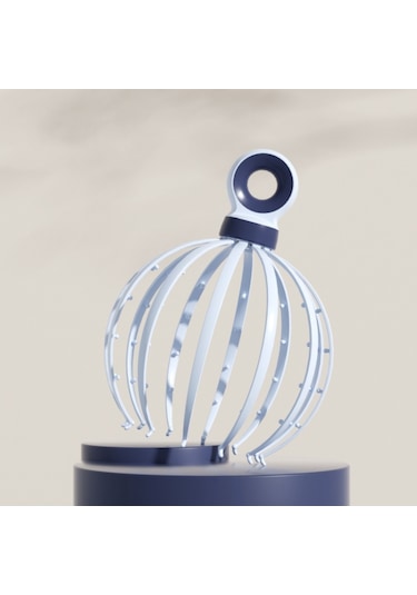 3 Adet D18 Baş Masajı Saç Derisi Meridyen Masajı 12 Claw Açık Mavi