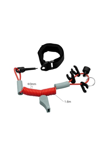 Geeroyoo Motorsiklet Ve Jet Ski İçin Acil Durum Emniyet İpi - 10 Adet Paket