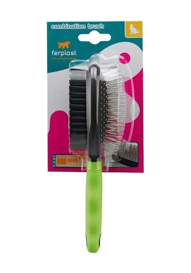 Ferplast Gro 5798 Çift Taraflı Köpek Tarama Fırçası