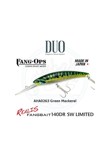 Duo Realis Fang Bait 140dr Sw Aha0263 Green Mackerel