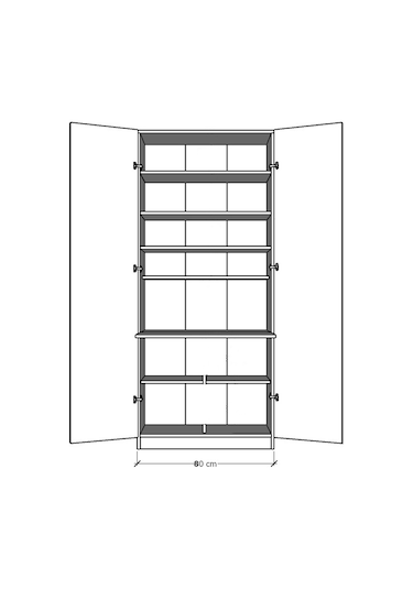 Sonamo-beyaz Modern Dolaplı Kitaplıklı Bilgisayar Çalışma Masası