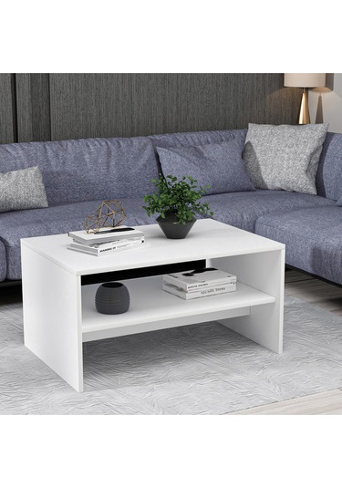 Ollon Orta Sehpa Beyaz-beyaz Beyaz