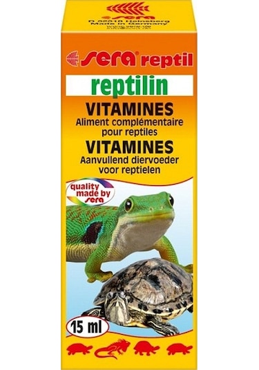Sera Reptilin Kaplumbağa Ve Sürüngen Vitamini 15 Ml
