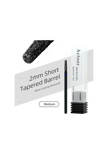 Hytoos Pro Siyah Elmas Tırnak Matkap Uçları Rus Tırnak Eti Ucu Tırnak Matkap Ölü Cilt Tırnak Eti Temizleyici Çivi Ön Tedavi Araçları Plum