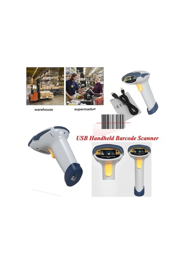 Barkod Okuyucu Usb El Tipi Lazer Ccd Laser Barkot Okuyucu