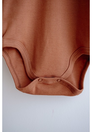 Lilabio 3'lü Pamuklu Kaşkorse Kısa Kollu Body Set Taş/ekru/kiremit Çok Renkli