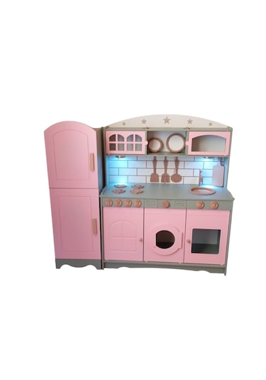 Mdf Boyalı 3 Kapaklı Mutfak Buzdolabı Seti 1