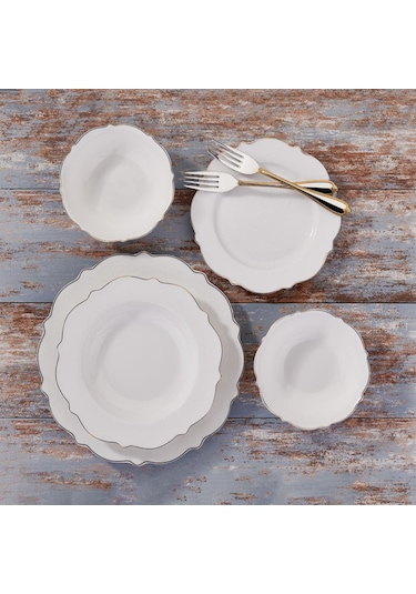 KORKMAZ A8241 ELİZA COLL.60 PRÇ YEMEK TAKIMI