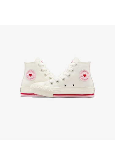 Converse Chuck Taylor All Star Eva Lift Çocuk Beyaz Platform Sneaker A10717c Beyaz