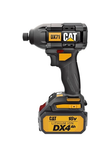 Cat Dx71.2 18volt 4.0ah Li-ion Çift Akülü 215nm Kömürsüz Profesyonel Şarjlı Darbeli Tornavida Fr Dx71.2