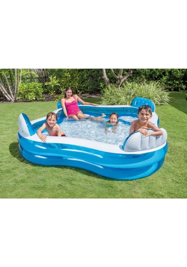 Intex 56475 Kolltuklu Şişme Havuz - Aile Havuzu Çok Renkli