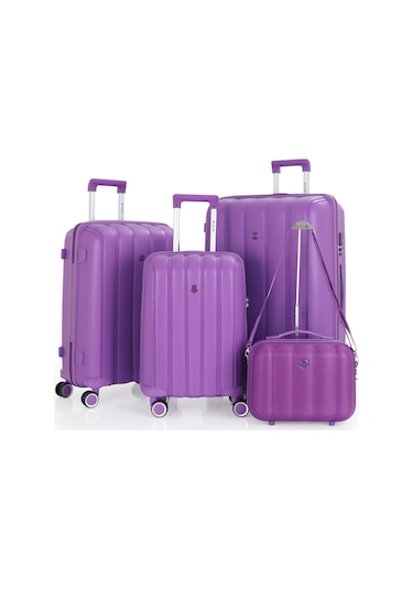 Mçs Polipropilen 4lü Valiz Seti V305 S21yy1000080-set 00014 Mor