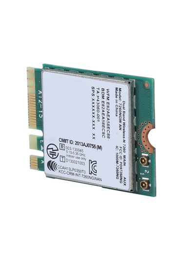Vkemall Intel 7260an Ngff/m2 Arayüzlü Çift Bant 2.4g/5g 300mbps Bluetooth 4.0 Dijital Radyo Kartı Lenovo/hp Desteği Yok