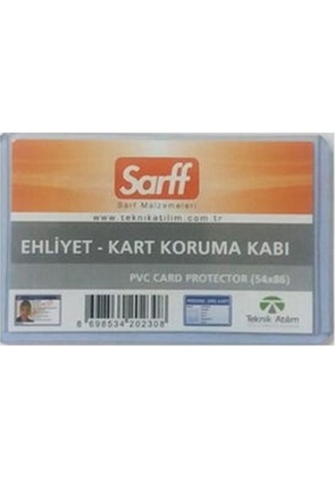 Sarff A-031V 85X55 Pvc Lüks Ehliyet-Kart Kabı Dikey Adet 15323004