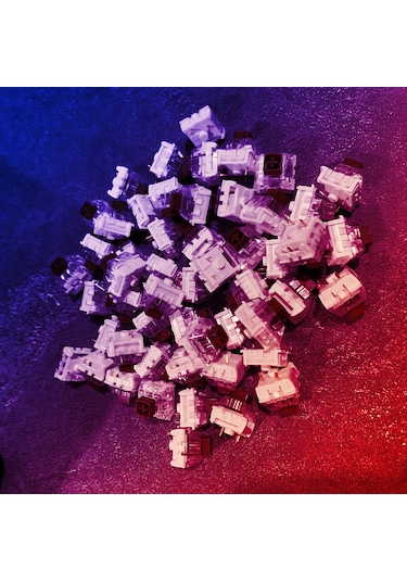 Genel Mekanik Klavye Şaft Anahtarı Değiştirilebilir Mekanik Klavye Anahtarı Outmu Mekanik Kahverengi Anahtar 90 Adet Optik