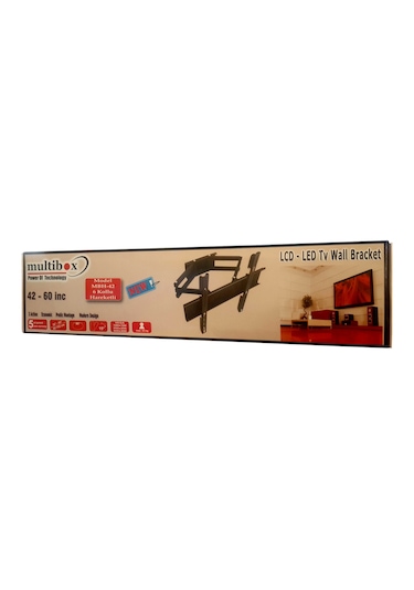Multibox 6 Kollu Hareketli 42 İnch / 60 İnch Universal Televizyon Askı Aparatı