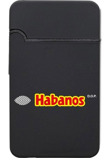 Habanos Plastik Jet Alev Delicili Puro Çakmağı Siyah