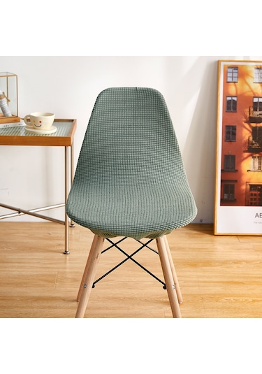 Geeroyoo Ev Ofis Masa Sandalye Kılıfı, Kalın Makyajlı Yün, Yarı Yaylı Esnek, Ev Ofis Kullanıma Uygun, Kuru Temizleme Kolay, Kırmızı Biberiye Kashmir