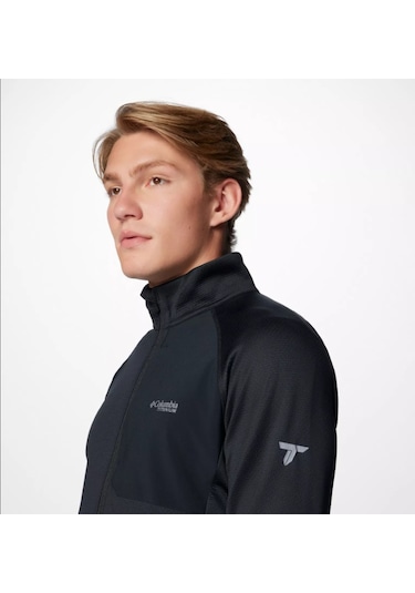 Columbia Triple Canyon Grid Fleece Fz Iı Siyah Erkek Outdoor Polar Ao4789 Siyah