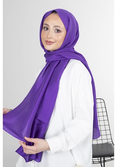 Harem Scarf Brisa Vual Şal - Mor - Saks