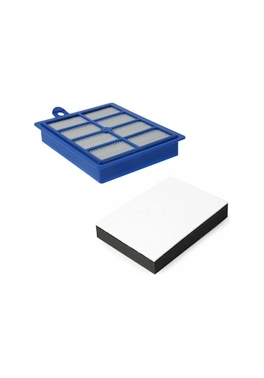 Electrolux Uyumlu Ultraflex Eufc81db Süpürge Hepa Filtre Ve Sünger Filtre